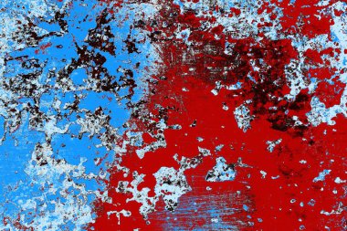 Çizik ve çatlaklarla metal doku