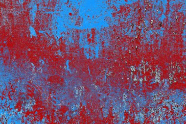 Duvar dokusu arkaplanı eski boyayla soyulmuş 