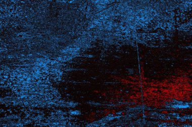 Koyu renkli ses, arka planda çatlaklar olan grunge duvar dokusu