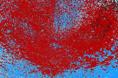 Duvar dokusu arkaplanı eski boyayla soyulmuş 