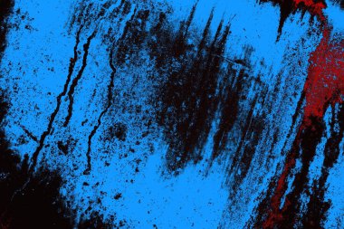 Çizik ve çatlaklarla metal doku