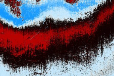 Çizik ve çatlaklarla metal doku