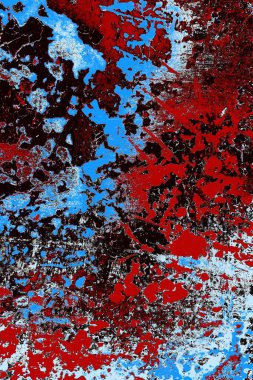 Çizik ve çatlaklarla metal doku