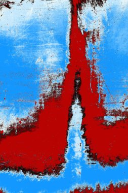 Çizik ve çatlaklarla metal doku