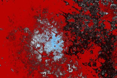 Çizik ve çatlaklarla metal doku