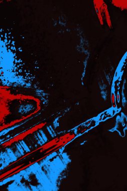 Çizik ve çatlaklarla metal doku