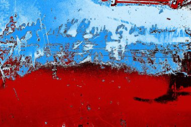 Çizik ve çatlaklarla metal doku