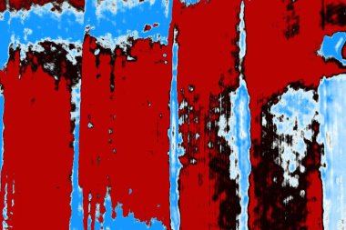 kırmızı, mavi ve siyah grunge duvar dokusu arkaplanı 