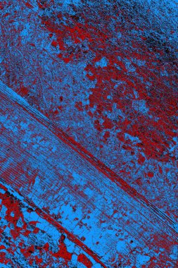 Çizik ve çatlaklarla metal doku