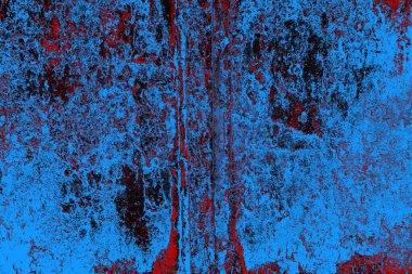 Çizik ve çatlaklarla metal doku