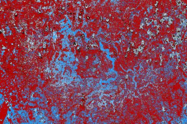 Duvar dokusu arkaplanı eski boyayla soyulmuş 