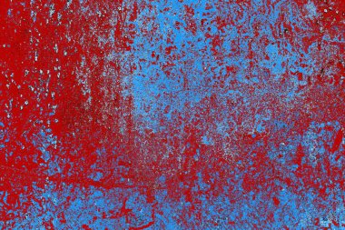 Duvar dokusu arkaplanı eski boyayla soyulmuş 