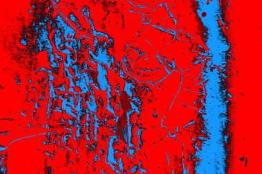 Kırmızı ve mavi renkli grunge duvar dokusu arkaplanı