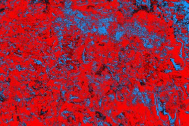 Kırmızı ve mavi renkli grunge duvar dokusu arkaplanı