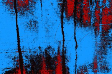 Çizik ve çatlaklarla metal doku