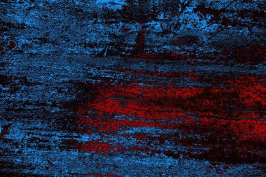 Koyu renkli ses, arka planda çatlaklar olan grunge duvar dokusu