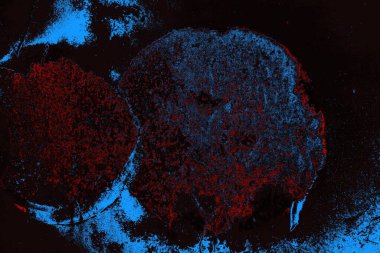 Çizik ve çatlaklarla metal doku