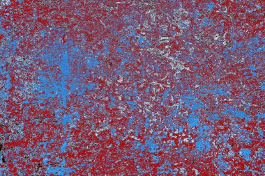 Çizik ve çatlaklarla metal doku