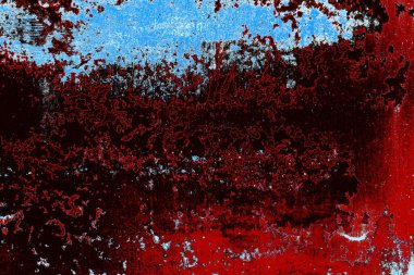 Çizik ve çatlaklarla metal doku