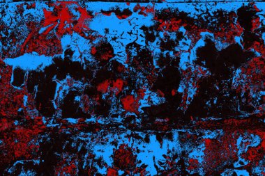 Çizik ve çatlaklarla metal doku