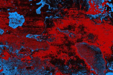 Çizik ve çatlaklarla metal doku