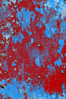 Çizik ve çatlaklarla metal doku