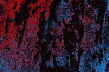 Çizik ve çatlaklarla metal doku