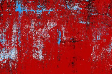 kırmızı, mavi ve siyah grunge duvar dokusu arkaplanı 
