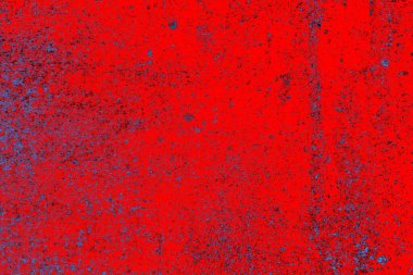 Kırmızı ve mavi renkli grunge duvar dokusu arkaplanı