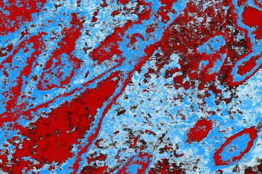 Duvar dokusu arkaplanı eski boyayla soyulmuş 