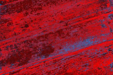 Neon kırmızı ve mavi renkli grunge duvar dokusu arkaplanı