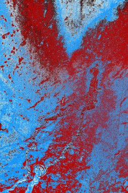 Çizik ve çatlaklarla metal doku