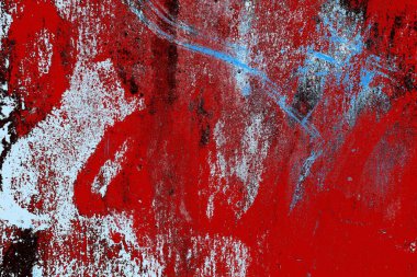 Çizik ve çatlaklarla metal doku