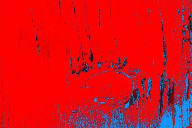 Kırmızı ve mavi renkli grunge duvar dokusu arkaplanı