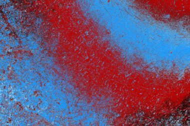 Çizik ve çatlaklarla metal doku