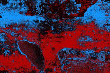 Çizik ve çatlaklarla metal doku