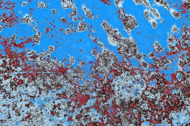 Duvar dokusu arkaplanı eski boyayla soyulmuş 