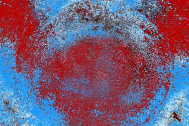 Duvar dokusu arkaplanı eski boyayla soyulmuş 