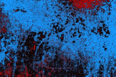 Çizik ve çatlaklarla metal doku