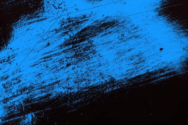 Kırık tarih arkaplanı olan kırmızı, mavi ve siyah grunge duvar