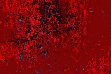 Kırmızı ve mavi renkli grunge duvar dokusu arkaplanı