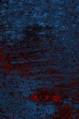 Koyu renkli ses, arka planda çatlaklar olan grunge duvar dokusu