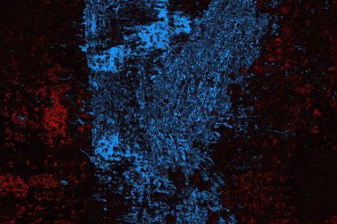 Koyu renkli ses, çatlak ve arkaplanı su sıçratan grunge duvar dokusu