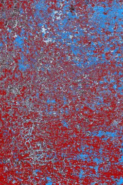 Çizik ve çatlaklarla metal doku