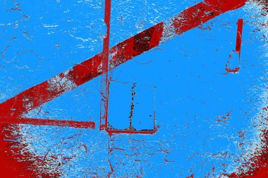 kırmızı, mavi ve siyah grunge duvar dokusu arkaplanı