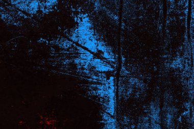 Koyu renkli ses, arka planda çatlaklar olan grunge duvar dokusu