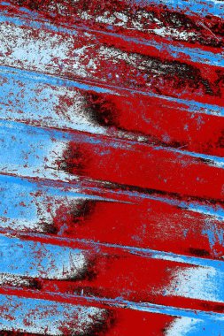 Çizik ve çatlaklarla metal doku