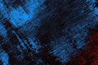 Koyu renkli ses, arka planda çatlaklar olan grunge duvar dokusu