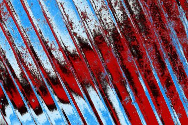 Çizik ve çatlaklarla metal doku