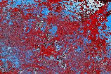 Duvar dokusu arkaplanı eski boyayla soyulmuş 